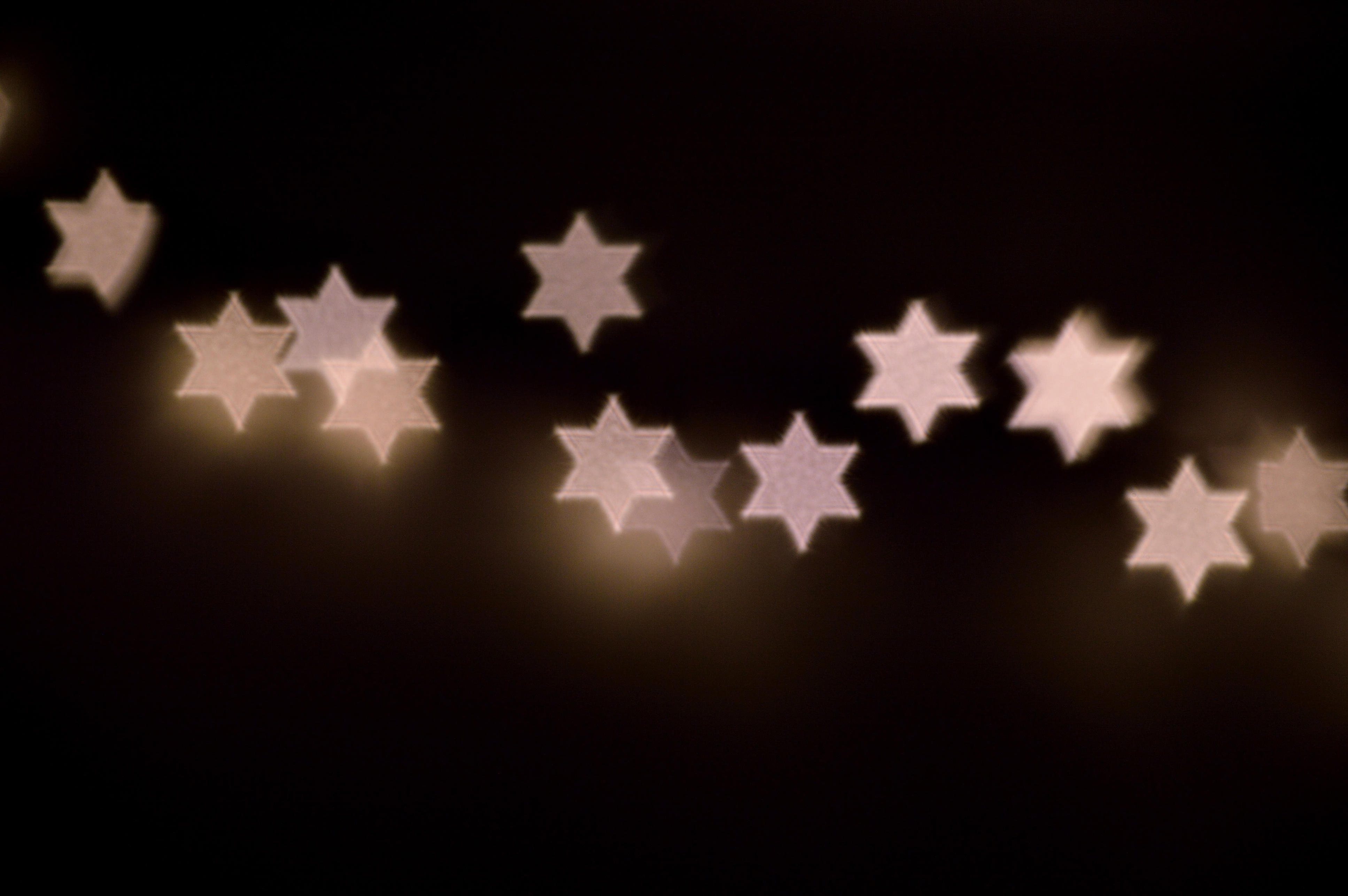 star of david starry lights