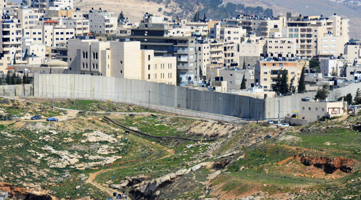 View into the West Bank