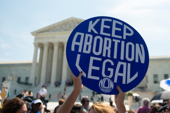 Sign reading KEEP ABORTION LEGAL