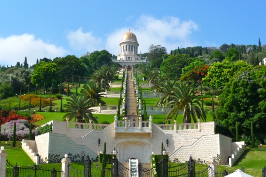 Bahai Gardens in Haifa Israel